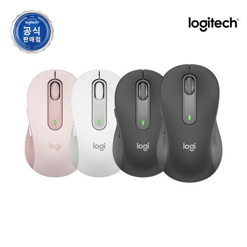 [N배송] 로지텍코리아 공식 시그니처 M650 무소음 무선 마우스 오프화이트