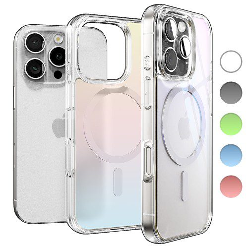 아이폰15프로맥스 케이스 빅쏘 2배자력 5가지 컬러 범퍼 맥세이프 케이스 투명, 아이폰15 프로 맥스