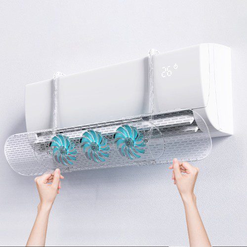 아이홈즈 벽걸이에어컨 바람막이 무동력팬 무풍 에어컨 가드