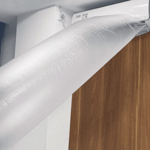 주머니형 에어컨 바람막이 전환 에어컨 실내 바람막이 덕트 비닐 통풍구