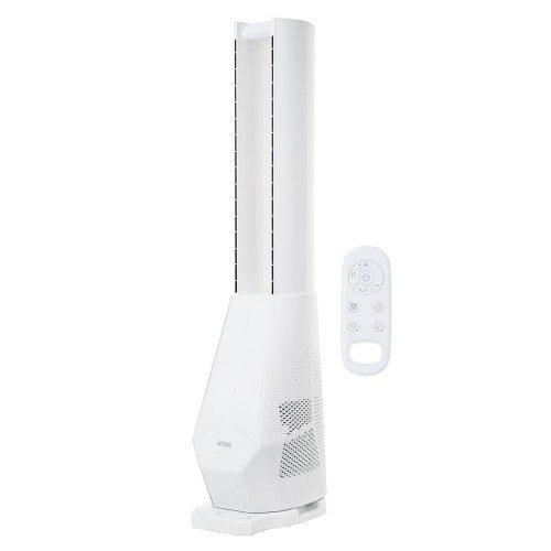 이노크 BLDC 손끼임방지 날개없는선풍기 무드등 발터치 저소음 선풍기 IA-FNH3000