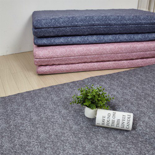 더베딩샵 침대위 기숙사토퍼 싱글매트 3단접이식 바닥이불 손님용 토퍼매트리스