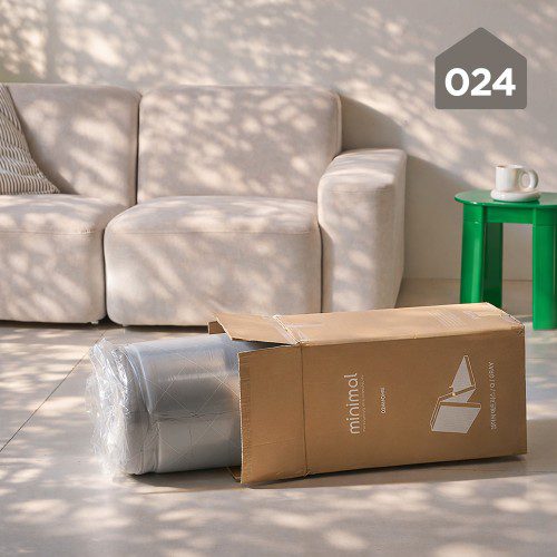 024홈 미니멀 단단한 손잡이 3단 접이식 토퍼 매트리스 8cm 멀티싱글