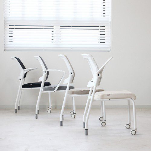 뷰티즈체어 에듀완조립 공부 바퀴없는 학생 책상 의자 편한 사무실 회의용 컴퓨터 틸팅형등판