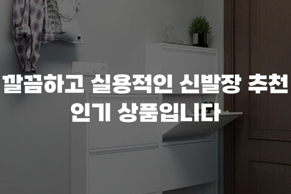 깔끔하고 실용적인 신발장 추천 인기 상품입니다
