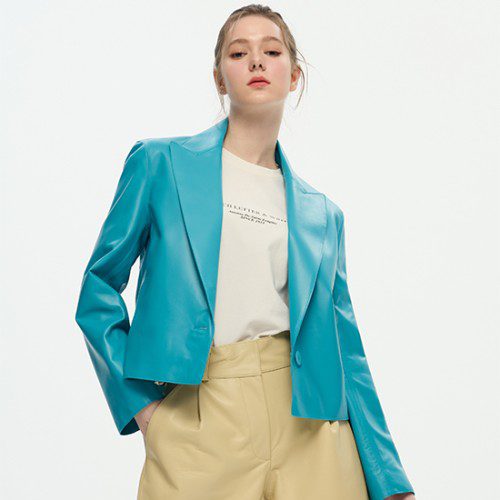 [로보] 이탈리안 램스킨 레더재킷 GJK23A005