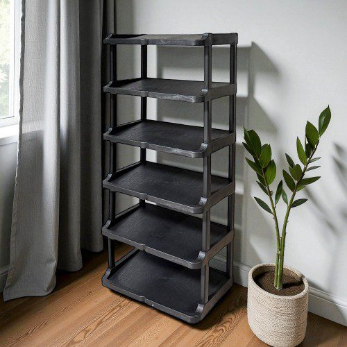 오가네 국산 현관 신발장 좁은 틈새 미니 오픈 8단 더블