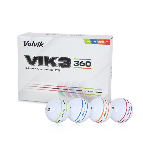 [4더즌] 볼빅 정품 VIK3 빅3 360 골프공 3피스