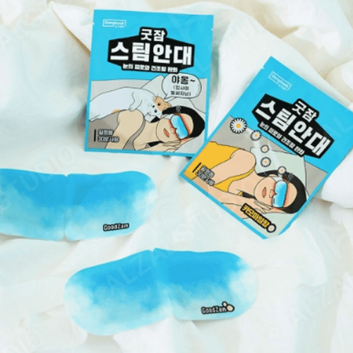 동국제약 굿잠 스팀안대 카모마일 10입 3박스 / 수면 온열안대 눈찜질안대 발열 일회용 아이마스크