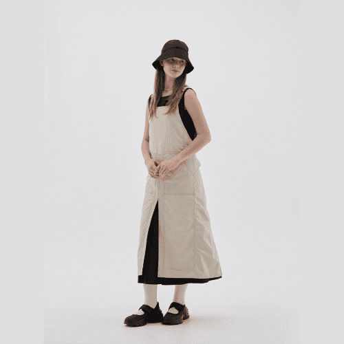 루카너스 데이즈 네일앞치마 원피스형앞치마 방수 롱 카페 미용 공방 에이프런