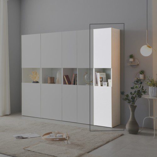 모노 월플렉스 시스템 400수납장 거실 베란다 다용도 틈새 장식장 오픈수납장