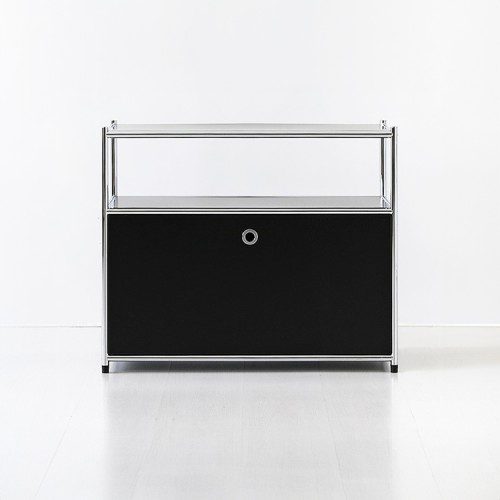 모듈가구 심플리 1x2 수납장 1문 BC602 77x40x64, 2단, 소프트옐로우 9634.0474