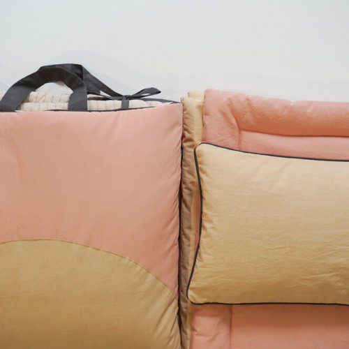 낮잠이불 세트 Circle Play Pad Set - Butter pink