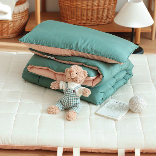 [단품] 헤이봄 스마트모달 프리미엄 어린이집 낮잠 차렵이불 오렌지