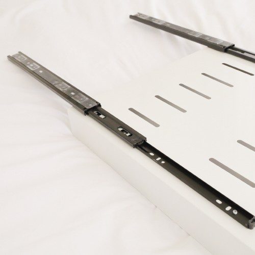 홈글림 슬라이딩 주방 선반 레일 싱크대 하부장 그릇 냄비 정리 수납장