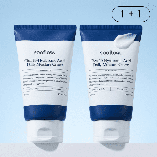 수플로우 히알루론산10종 병풀 시카 세라마이드 수분 크림 250ml, 2개