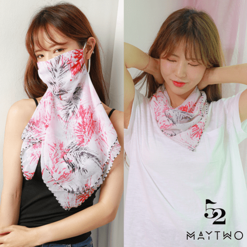 자외선 UV 차단 스카프 마스크 얼굴 햇빛가리개 골프 골프용 등산용 쿨 여름 여성 썬