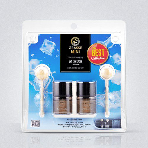 [불스원] 그라스 송풍구 디퓨저 10ml 2개입 블랙베리&체리