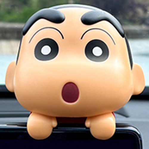 벨르아망 짱구시리즈 테슬라 모니터 네비게이션 방향제 차량용 걸이형 새차 선물 짱구 블랙체리