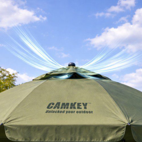 캠키 블랙코팅 파라솔 바닷가캠핑 피크닉 당일치기 캠크닉 낚시 암막코팅파라솔