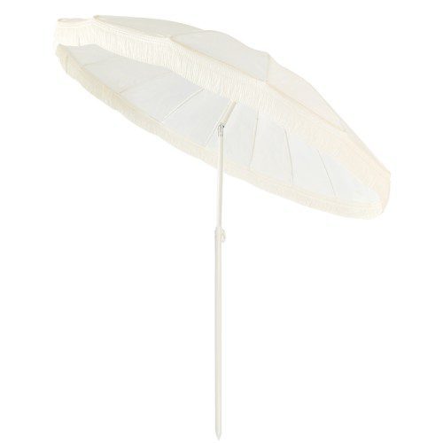 빈슨메시프 태슬 파라솔 2.4M 꺾임 캠핑 휴대용 야외 테라스 그늘막 낚시 대형파라솔