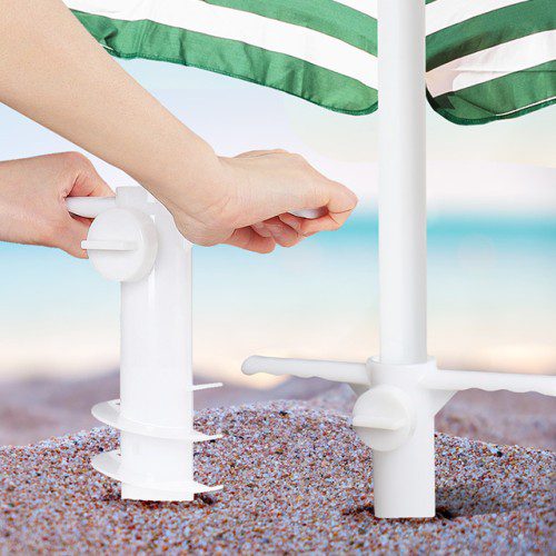 해수욕장 파라솔받침대 꽂이 고정 지지대 모래사장 파라솔거치대 스크류