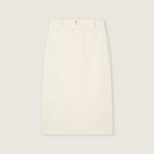 로엠 벨티드 H라인 롱 스커트 RMWHG24R11