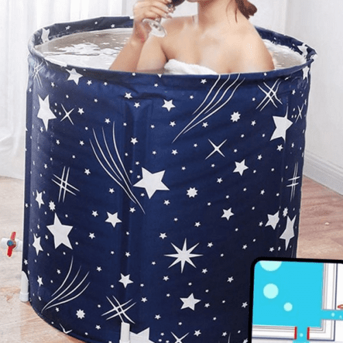 휴대용 접이식 욕조 1인 반신욕 욕조 공간활용 자취방 캠핑 성인