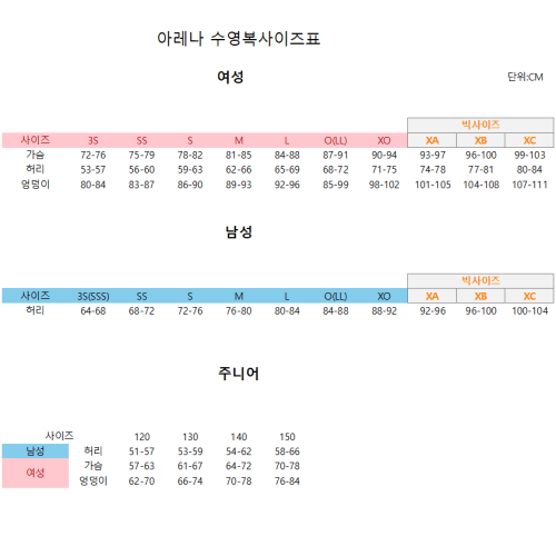 아레나 터프수트 여성 원피스 수영복 트레이닝용 AS6SWM46L