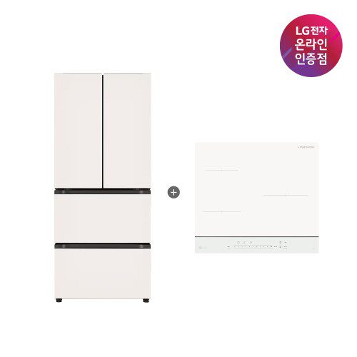 LG 디오스 오브제컬렉션 김치톡톡 + LG 디오스 인덕션 (Z408MEEF23 + BEI3QKHLOE)