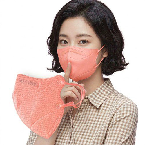 케이바이오 KF94 새부리형 마스크 귀안아픈 마스크 L(대형), 블랙, 100개