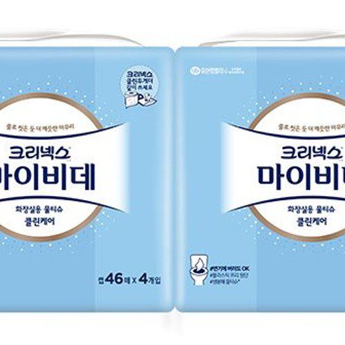 크리넥스 마이비데 클린케어 캡 46매 4입X2팩
