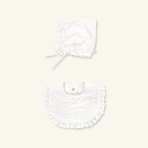 유럽풍 아기 악세사리 빌리 헤이즈 프릴 오가닉 턱받이 / 프릴 보넷